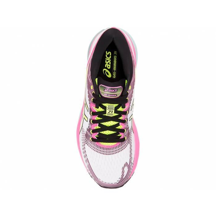 Asics Gel Nimbus 21 Sp кроссовки для бега женские белые-розовые - 4
