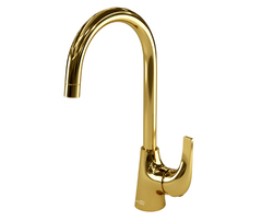 WasserKRAFT Sauer 7107 Смеситель для кухни, цвет: золото фото