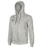 Женская толстовка с капюшоном Mizuno Sweat Fz Hoodie серая - 1