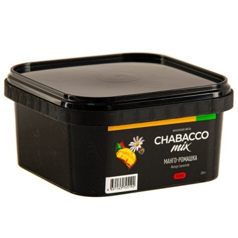 М. Кальянная смесь Chabacco Mix Манго Хамомиле (Манго-ромашка) 200 г
