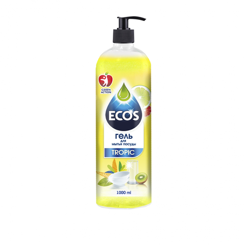 ECOS Tropic гель для мытья посуды 1 л