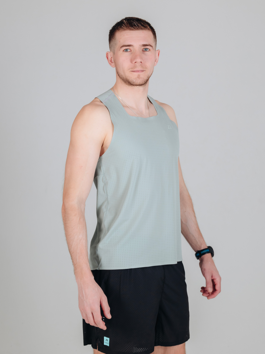 Беговая майка Noname Pace Singlet 26 dusty green - 2