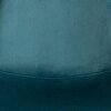 Стул Бриз/BREEZE (mod. JSC-58) металл черный /велюр светло-голубой