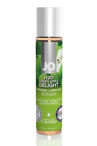 JO Flavored Green Apple H2O / Вкусовой лубрикант "Зеленое яблоко "