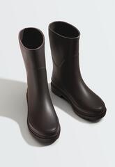 OYSHO Резиновые сапоги, коричневый