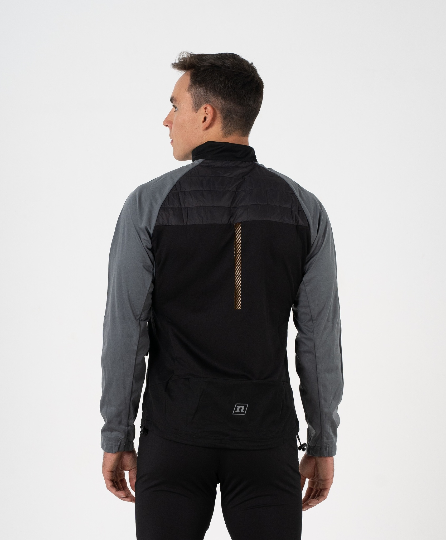 Мужская лыжная куртка Noname Hybrid 22 black-grey - 2