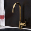 WasserKRAFT Sauer 7107 Смеситель для кухни, цвет: золото