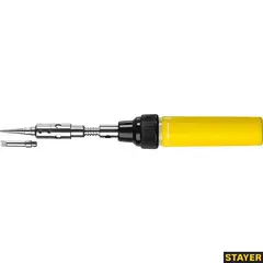 STAYER MS 300, 40 Вт, 1200°С в наборе: 4 в 1, горелка, фен, 2 жала, газовый паяльник (55506-H4)