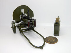 Miniature Maxim gun