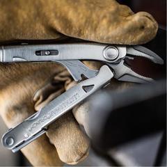 Мультитул Leatherman Crunch, 15 функций, кожаный чехол (68010181N) - Multitool-Leatherman.Ru