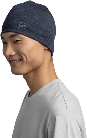 Картинка шапка-бини Buff Hat Wool Lightweight Night Blue - 3