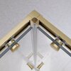 Cezares RELAX-304-AH-2-120/90-C-BORO Душевой уголок, цвет: золото