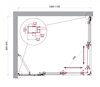 BelBagno Luce LUCE-AH-21-110/90-P-CR Душевой уголок, 110x90, цвет: хром
