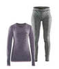 Craft Active Comfort комплект термобелья женский violet-black - 1