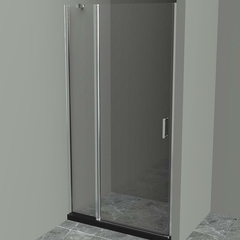 BelBagno Uno UNO-B-12-30+70-C-CR Дверь в проём с одной распашной створкой и фиксированной панелью, цвет: хром фото