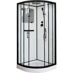 Душевая кабина Ceruttispa (ЧеруттиСпа) VIVA 91B, с низким поддоном, 90x90x215
