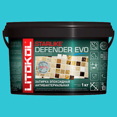 Затирка швов эпоксидная Litokol Starlike Defender EVO S.320 AZZURRO CARAIBI, 1 кг