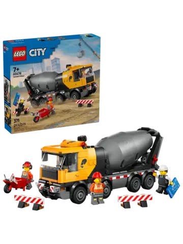 Конструктор City 60478 Бетономешалка