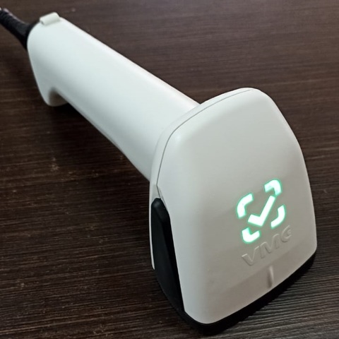 Сканер штрих-кода 2D VMC BSX Lm, ручной (USB с интерфейс. кабелем 3 м) Светлый