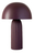 Лампа настольная texture sleek, D24х37 см, вишневая