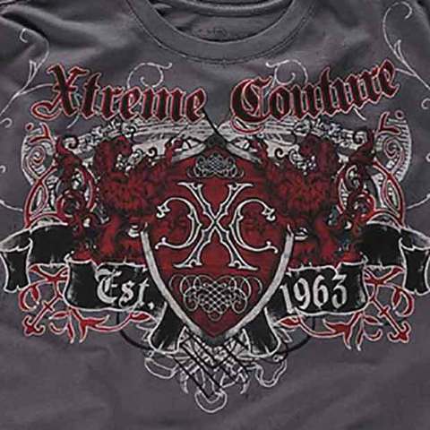 Xtreme Couture | Футболка мужская KINGS PRIDE X205 от Affliction принт спереди