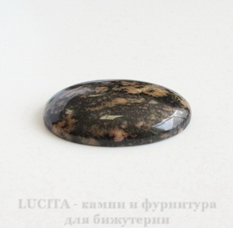 Кабошон Родонит 40х30х7 мм №1 ()