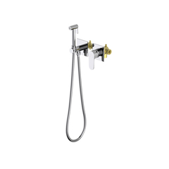 Aquatek Оберон AQ1220CR Комплект для гигиенического душа встроенный, цвет: хром фото