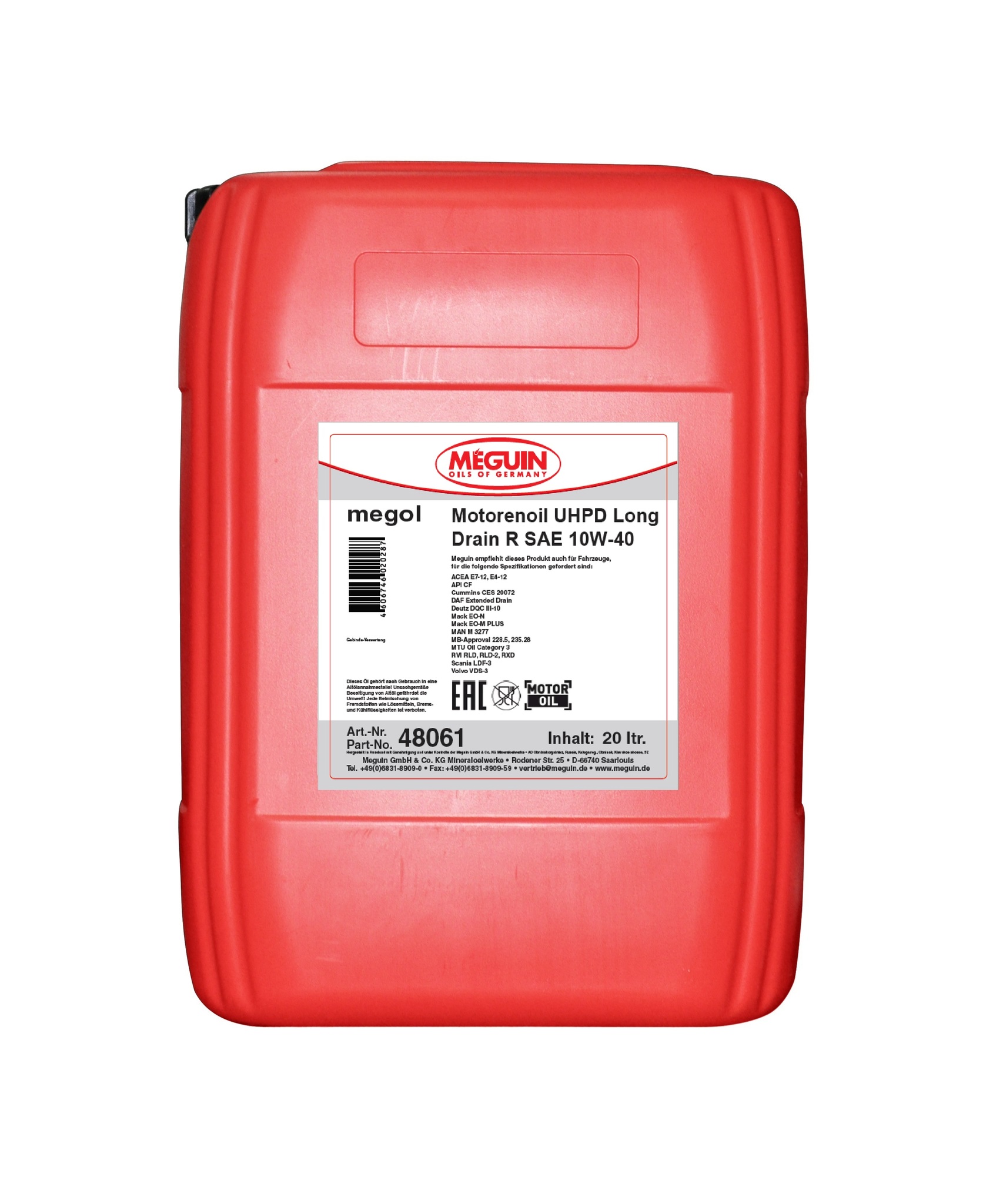 Megol Motorenoil UHPD Long Drain R SAE 10W40 - Дизельное моторное масло