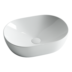 Ceramica Nova Element CN5010 Умывальник чаша накладная овальная, 48x35, цвет: белый фото