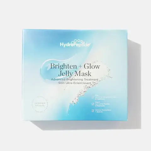 HYDROPEPTIDE Brighten & Glow Jelly Mask Двухфазная маска-желе для непревзойденного увлажнения, сияния и выравнивания тона кожи