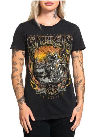 Футболка женская Affliction STURGIS 82 AW25810