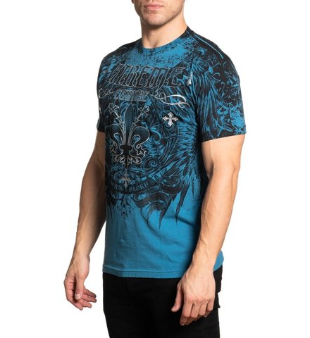 Xtreme Couture | Футболка мужская GILDED HERALDRY X1959 от Affliction левый бок