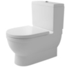 Duravit Starck 3 2104090000 Напольный унитаз в комплекте Big Toilet 420х740 мм, с отдельным бачком (не вкл.бачок), слив универсальный, с креплениями, цвет белый