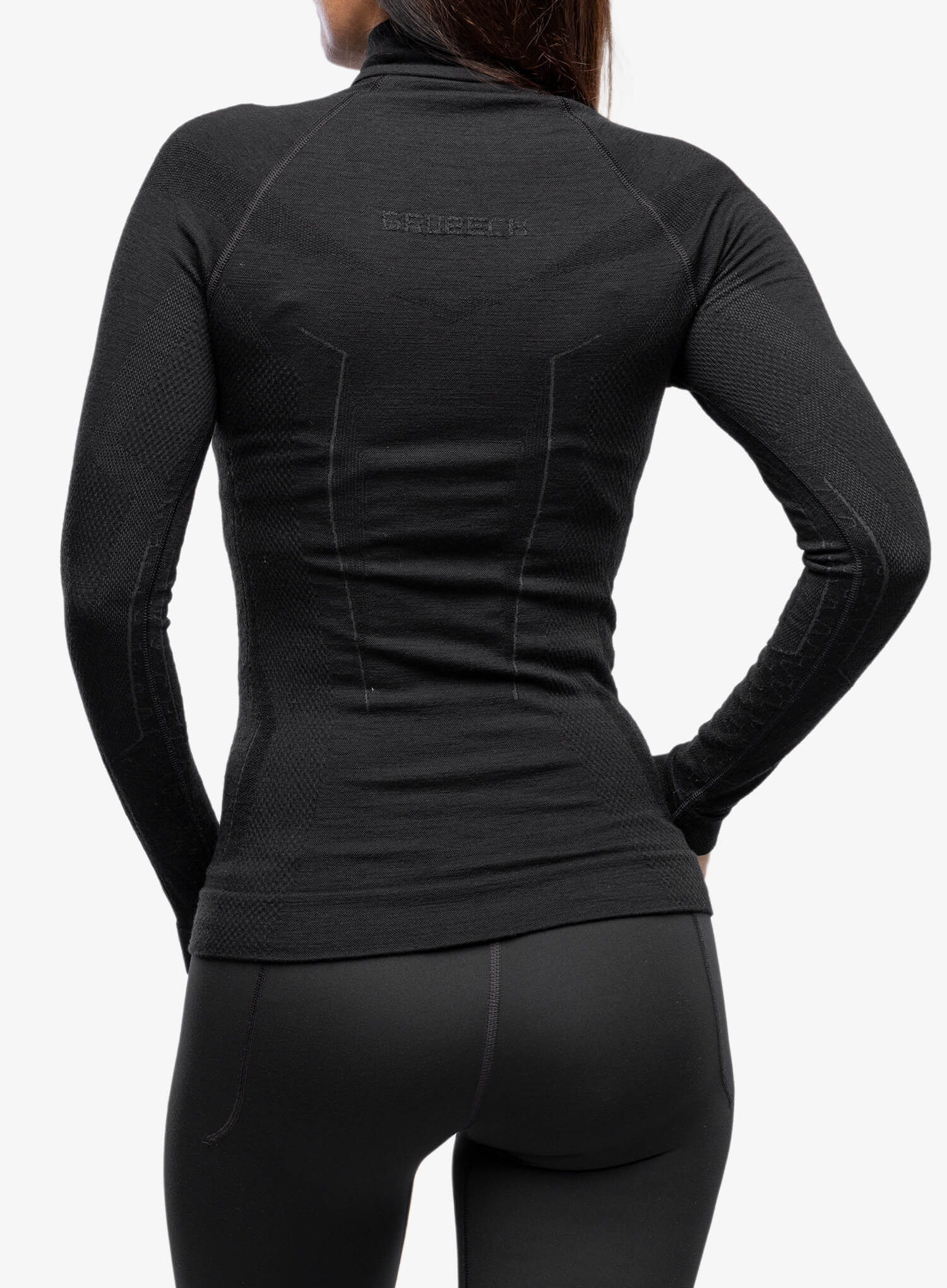 Женское термобелье термокофта Brubeck Extreme Merino черная - 5