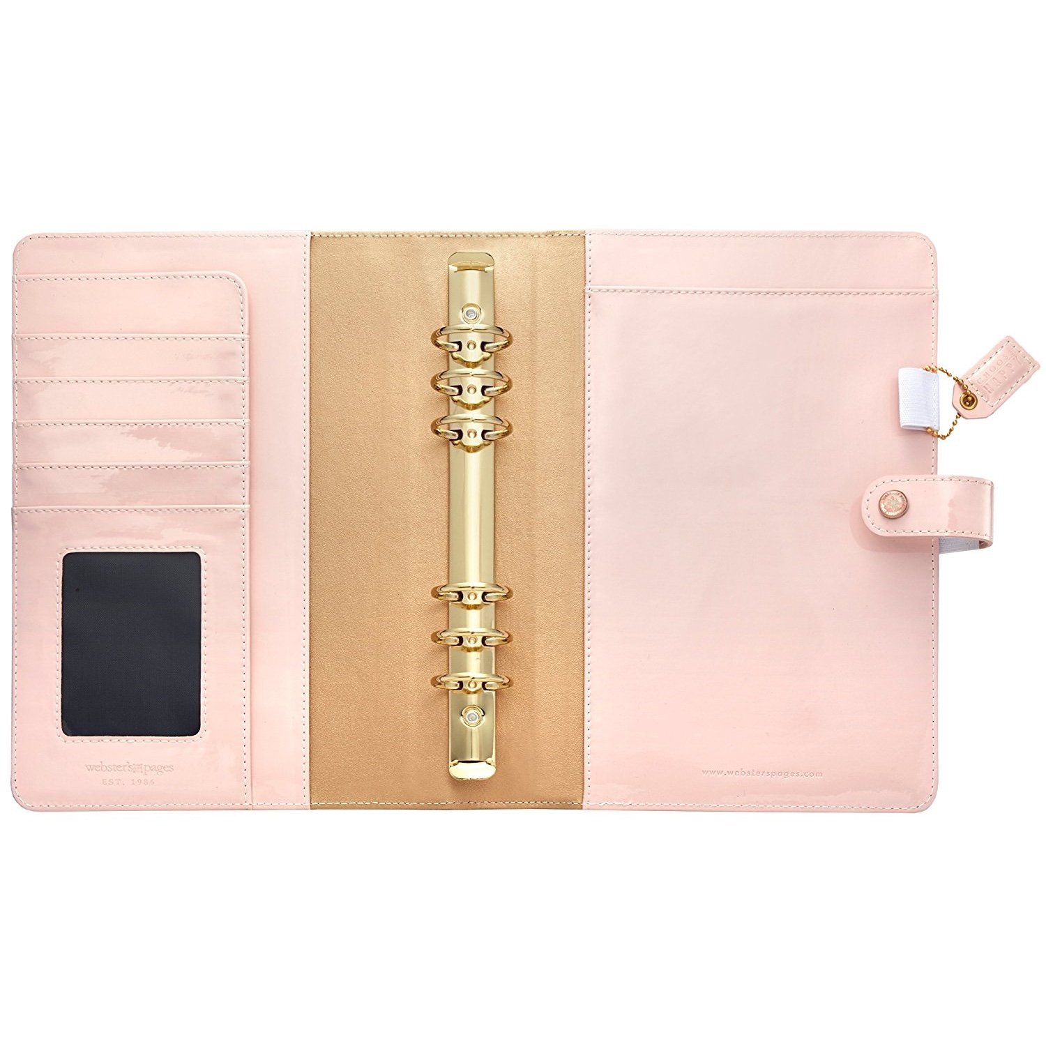 Планер A5 by Websters Pages. БЕЗ внутреннего наполнения -Patent Petal Pink