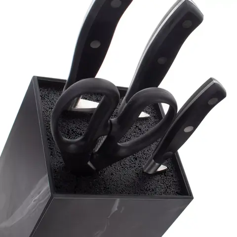 Подставка для кухонных ножей графитовый дым 11х24 см. ComposeEat Elegance арт. PDN113146OA4