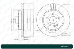 Диск тормозной G-brake  GR-02712