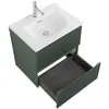 BelBagno UNO-600-2C-SO-VO База под раковину подвесная с фрезерованными ручками по всей длине фасада с двумя выкатн. ящ., Еловый Матовый, 600x455x608