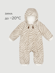 Комбинезон зимний Mjölk Зебра, 250гр/м2