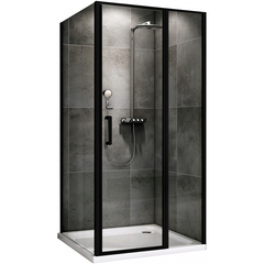 Abber Sonnenstrand AG04120BS-S80B Душевой уголок, 120x80x195, цвет: чёрный фото