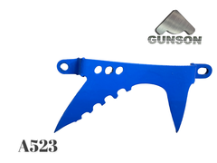 А523 Зуб боковой левый М Grivel / Rambo / 3мм / Blue / Toth replacement LM/ 30ХГСА / HRc 47 / t-50C /W- 30gr.