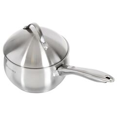 Ковш нерж, 1.9 л, крышка металл, металл ручка, индукц, Daniks, Мальта, GS-01345KS-16SP