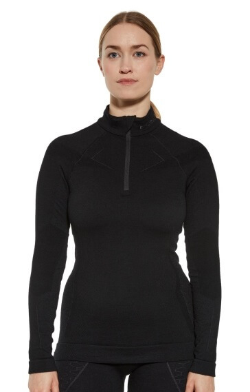 Женское термобелье термокофта Brubeck Extreme Merino черная