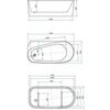 Allen Brau Priority 2.31001.20/AM Акриловая ванна, 170x80, цвет: белый