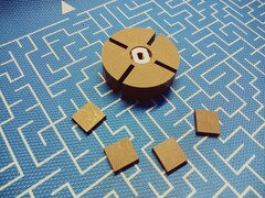 Ротор насоса в сборе UNITED PARTS для дизельных пушек 70кВт, d53,8x15,8мм (TK8-007-027) (90-0703)
