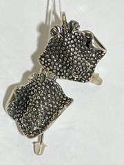 Скаты (серьги из серебра)