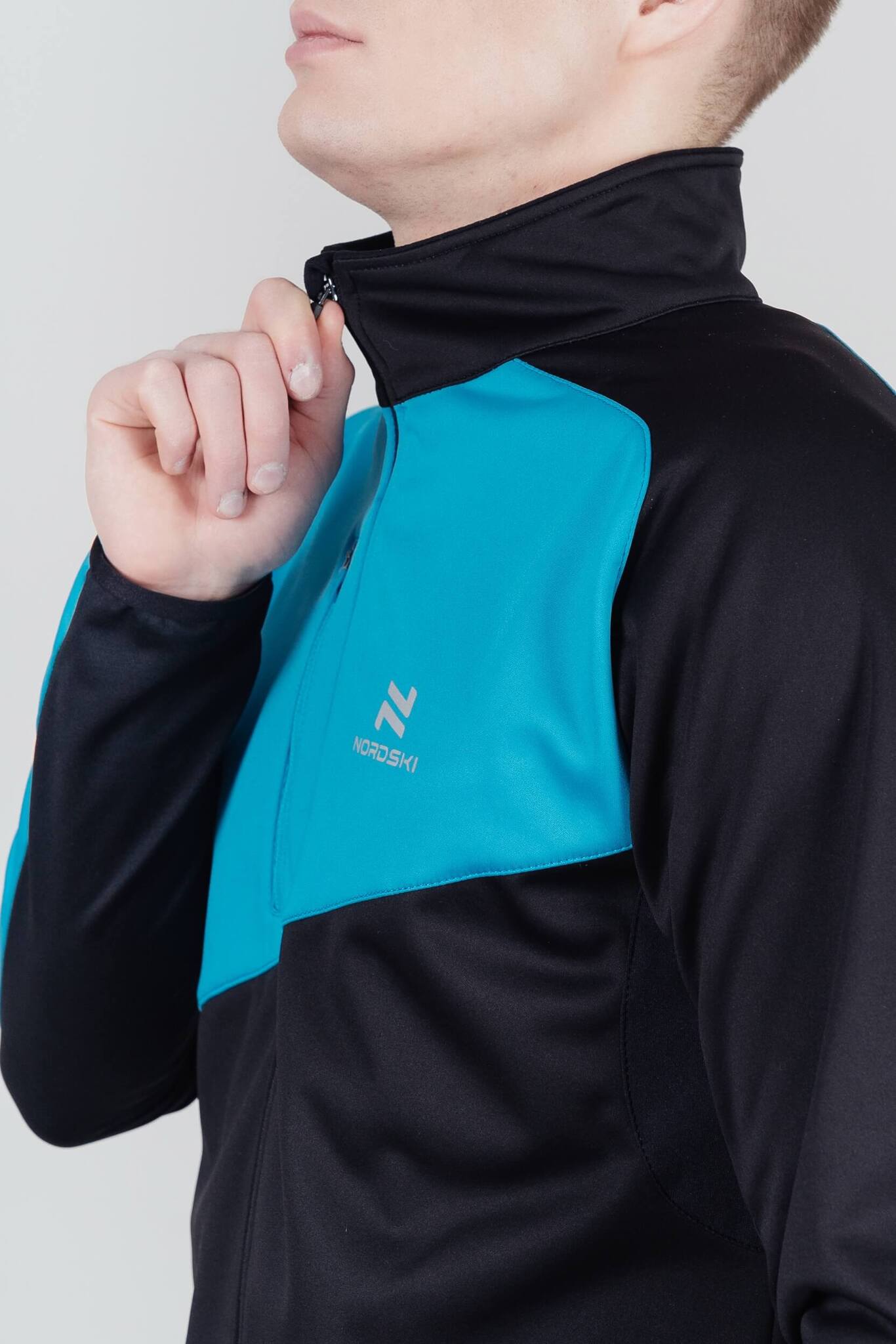 Nordski Premium лыжный костюм мужской blue-black - 10