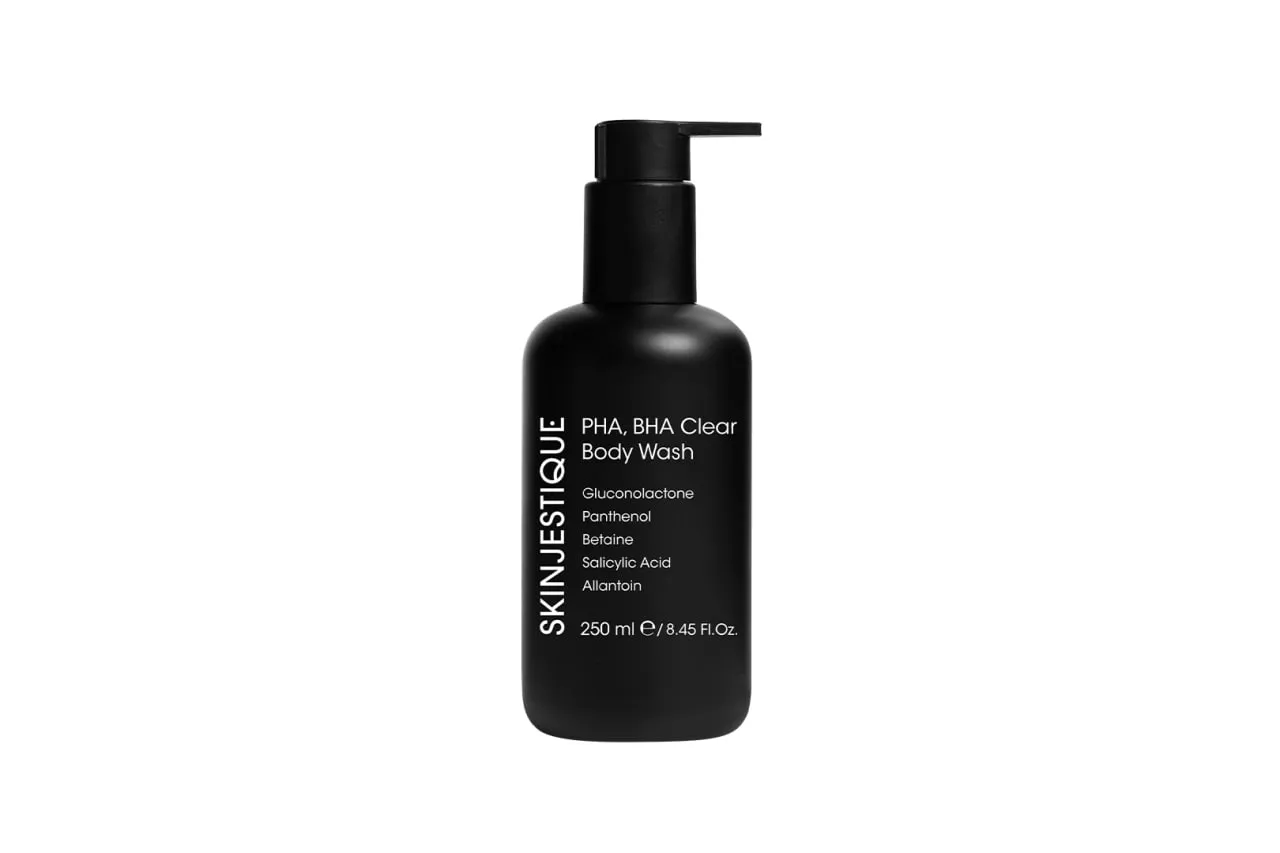 SKINJESTIQUE Гель для душа с PHA и BHA-кислотами CLEAR BODY WASH