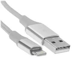 Кабель TTEC AlumiCable Lightning USB подзарядка и передача данных, 1,2м, серебристый