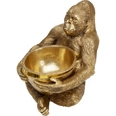 Фигура декоративная Holding Bowl «Держащий чашу», Золотой